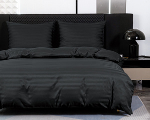 Bedding 160 x 200 3pc Satin Stripes Ramiro 07