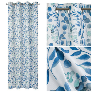 Curtain 135 x 250 Ready Decorative Rossie Blue