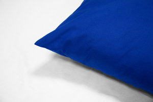 Cotton pillowcase 50 x 50 Uniform Ola navy blue Cornflower
