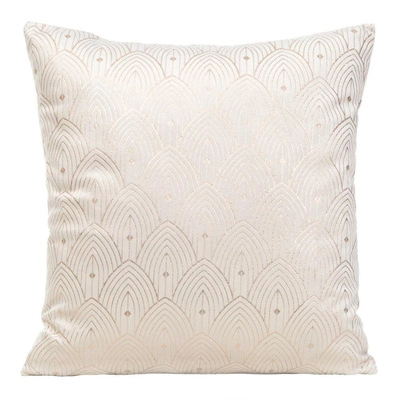 Poszewka 40 x 40 Design91 Dekoracyjna Agnes Kremowy