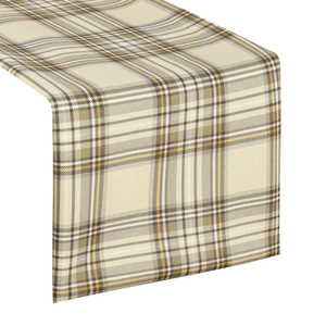 Bieżnik 40 x 180 Dekoracyjny Piritu Musztarda