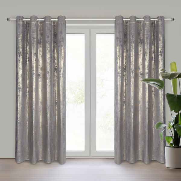 Zasłona 140 x 250 Welwet Przelotki Renia Sta+Sz