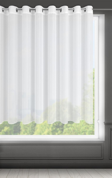 Lucy Decorative Curtain 400 x 150 White Throw