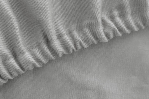 Bed sheet with elastic Cotton satin BCL 04 Grey 180x200