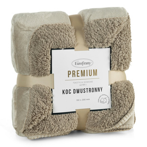 Blanket 150 x 200 Microfiber Two-sided Tedy Beige