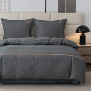 Pościel 140 x 200 2cz Gładka Z Haftem Lumera 09