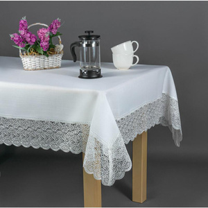Tablecloth 140 x 260 Guipure pattern 003 Cream