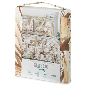 Bedding set 160 x 200 3 pieces Cotton Classic Pola