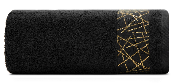 70 x 140 Terry Bath Towel Nika 08 Black