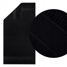 Towel 70 x 140 Peru Cotton 500g/m2 Velour Black