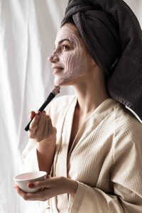 Gofer Waffle Cotton Bathrobe Murat XL Cream