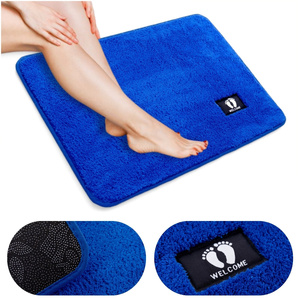 40 x 60 Bathroom Microfiber Rug Welcome 08