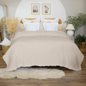 Narzuta 70 x 160 Pikowana Z Falbaną Celia 03