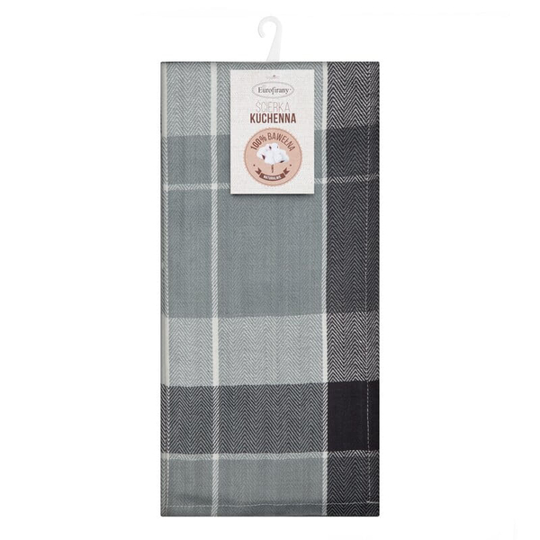 Komplet Ścierek 2szt 50 x 70 Bawełna Mona Czarny