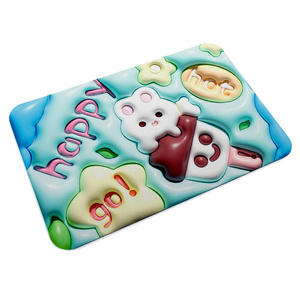 Magic 16 3D Non-Slip Absorbent Bathroom Mat