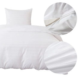 Pościel 140 x 200 2cz Satynowa Pasy Ramiro 12