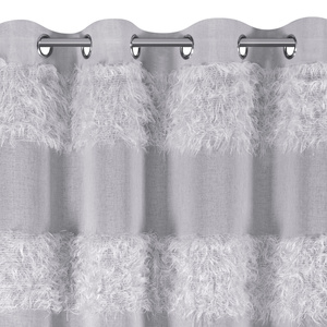 Firana 140 x 250 Dekoracyjna Gotowa Margaret Srebr