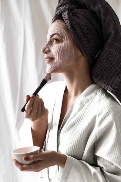 Gofer Waffle Cotton Bathrobe Murat XL White