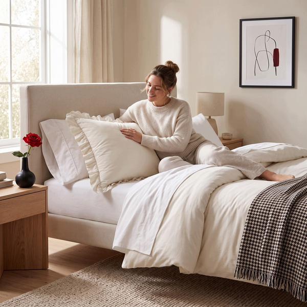 Poszewka 70 x 80 z Falbaną Luxury Jowita 04