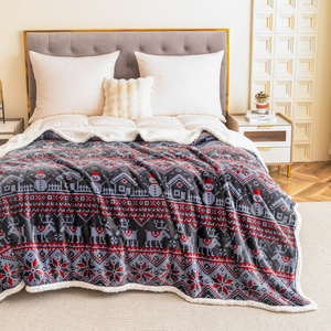 Koc 160 x 200 Mikrofibra Świąteczna Hayat 102