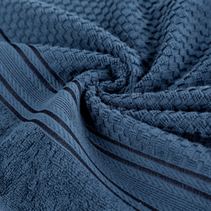 Davos 10 Navy Blue 50 x 90 Terry Bath Towel