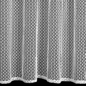 Firana 140 x 250 Dekoracyjna Przelotki MIRELLA Bia