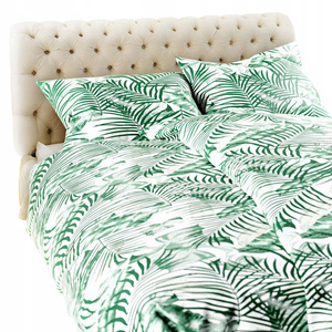 Bedding 160 x 200 3pc Flannel Jungle Green