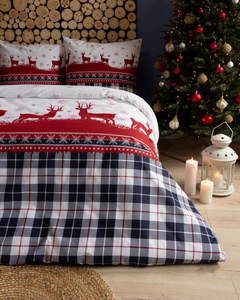 Bedding 220 x 200 3pc Vicenza Cotton pattern 4260B