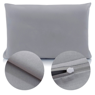 Poszewka Bawełna 50 x 80 Jednolita Ola Brudny Szary