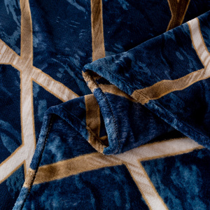 Koc 160 x 200 Mikrofibra Gładka Inger 19