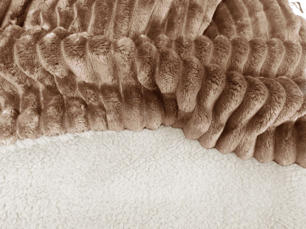 Narzuta Dwustronna Capri Brąz / Krem 200x220