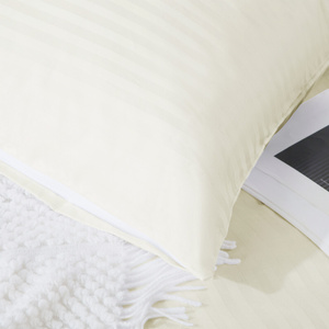 Bedding 160 x 200 3pc Cotton Adamash Ecru