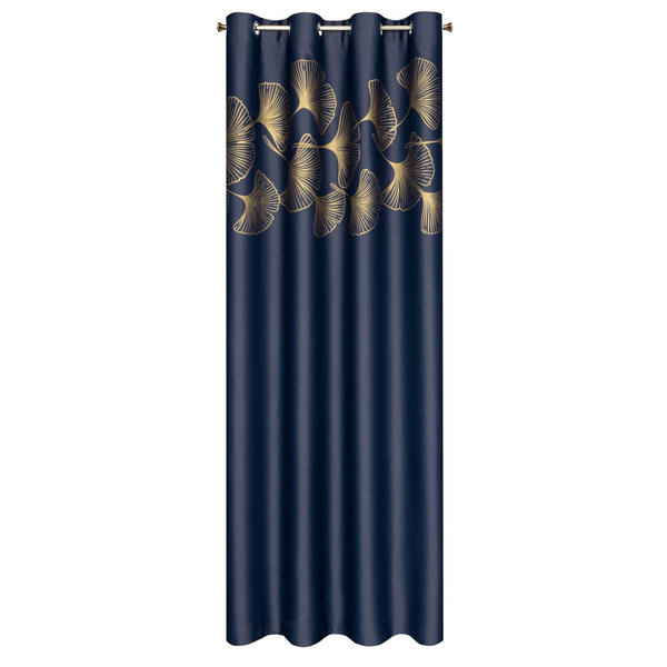 Zasłona Gotowa 140 x 250 Przelotka Harmony Granat