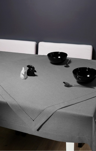 Bieżnik Plamoodporny z Mereżką 240_Szary 50x100