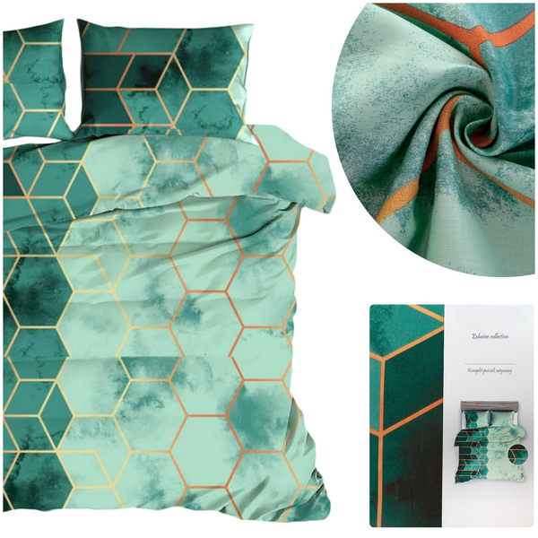 Pościel 160 x 200 3cz Satynowa Waleria 1591N