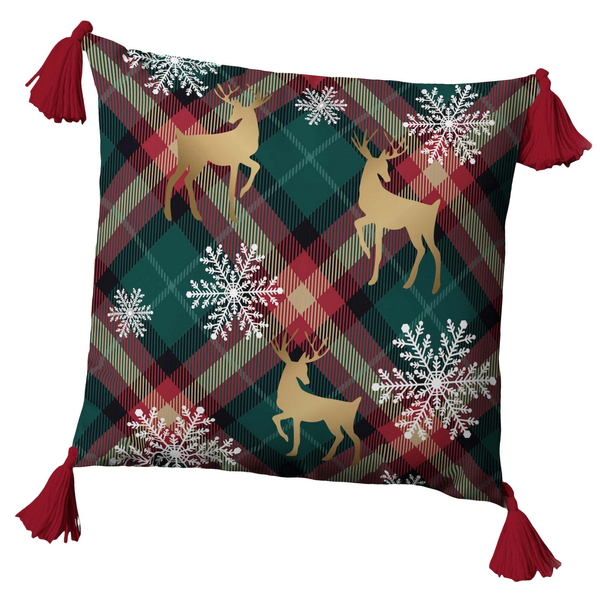Christmas pillowcase 45 x 45 Christmas Panama 5381A
