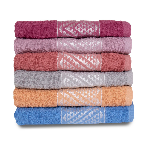 Set of Towels 50 x 100 6pcs. Cotton Narcis 09