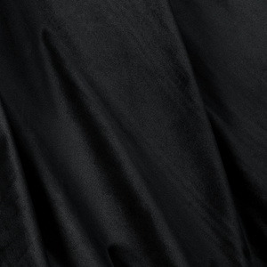 Curtain 140 x 270 Velvet with Ruffle Dani Black