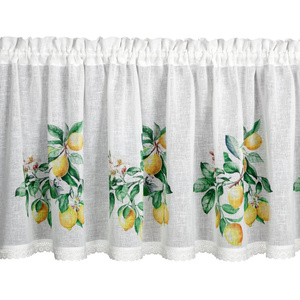 Firana 60 x 150 Dekoracyjna Gotowa CLOE B+Ziel