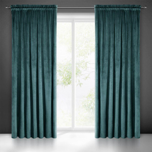 Curtain 140 x 270 Decorative Velvet Melanie C.Blue