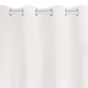 Zasłona 140 x 250 Dekoracyjna Velvet Soft Biały