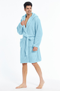 Microfiber Bathrobe with Hood Miguel 01 XS