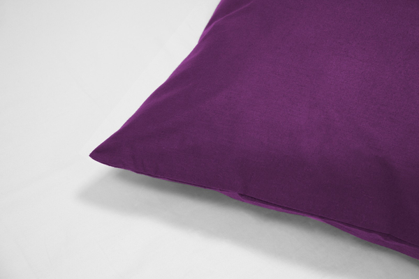 Cotton pillowcase 50 x 50 Uniform Ola Plum Purple