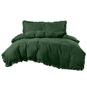 Bedding set 220 x 200 3 pcs with Ruffle Luxury Jowita 05