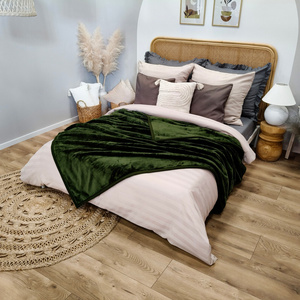 Blanket 160 x 200 Acrylic Solid Warm Yasemin 10