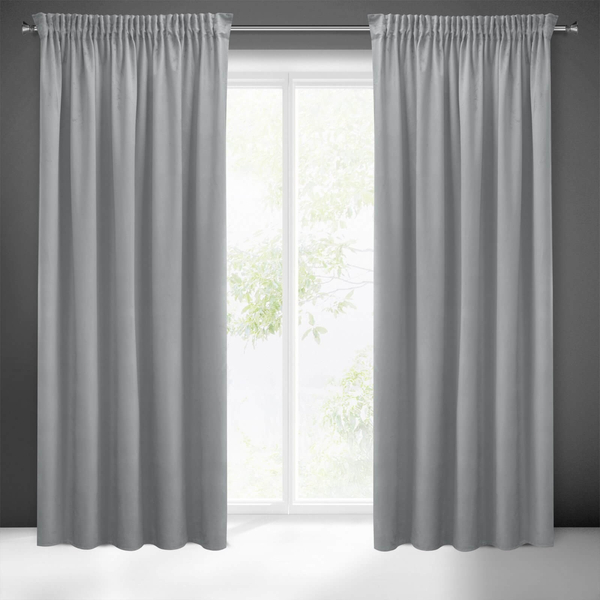 Zasłona 140 x 270 Dekoracyjna Pierre Cardin Sibel Szary