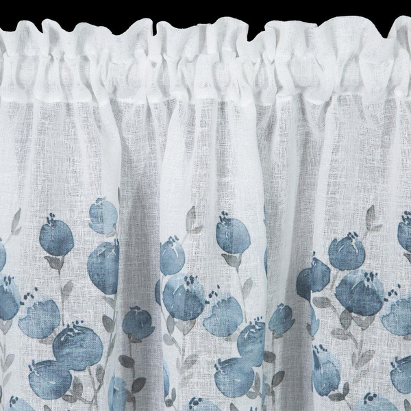 Decorative Curtain Pola 30 x 150 Blue