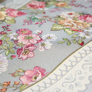 100 x 100 Decorative Tapestry Tablecloth 1175 Ash