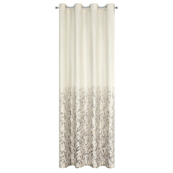 Zasłona 140 x 250 Welwet Przelotki Tori Krem