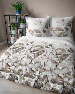 Bedding 160 x 200 3pcs Asti Satin Cotton 5481B